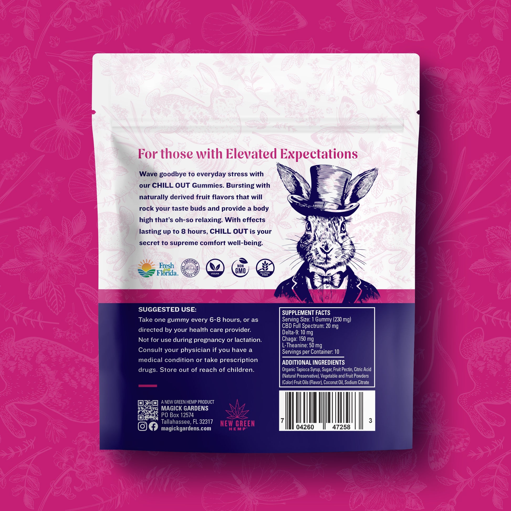 CHILL — Stress Relief Gummies New Green Hemp