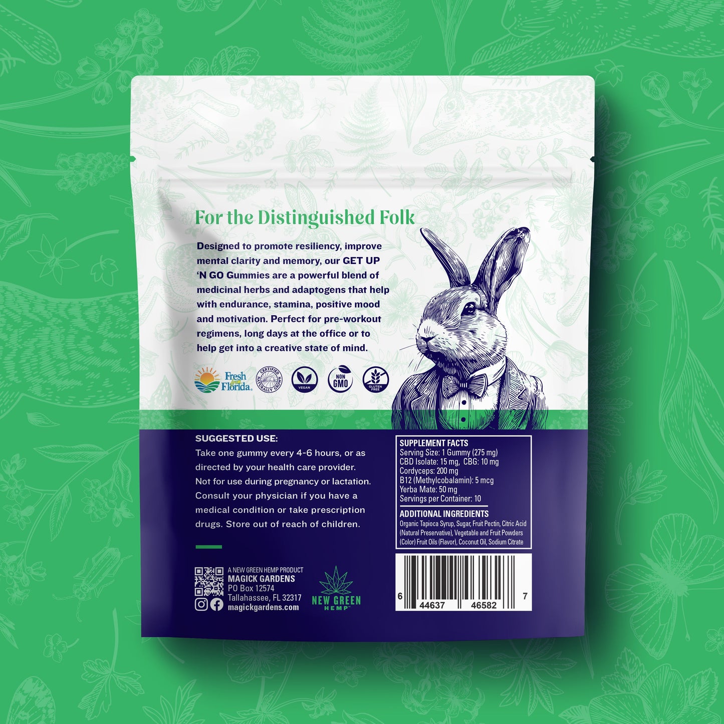 ENERGY — Resiliency & Stamina Daytime Gummies New Green Hemp