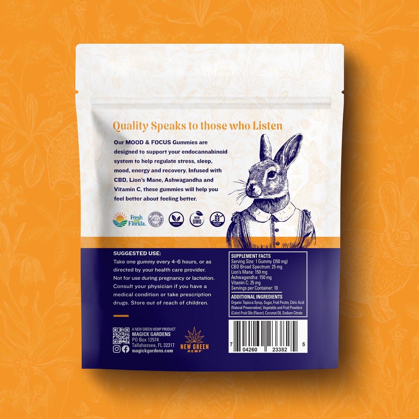 WELLNESS — Mood & Energy Daily Gummies New Green Hemp